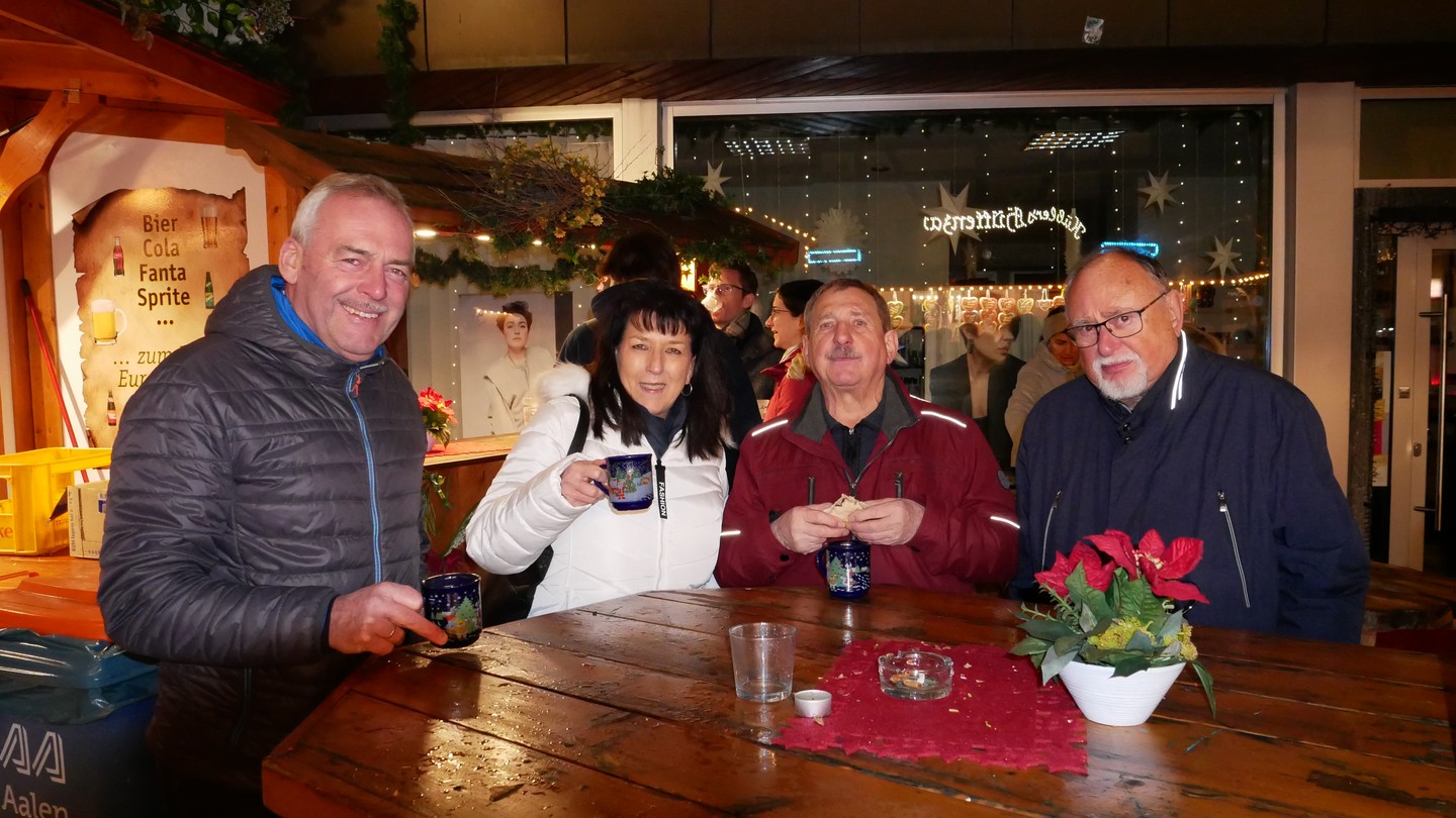 Glühweintrinken